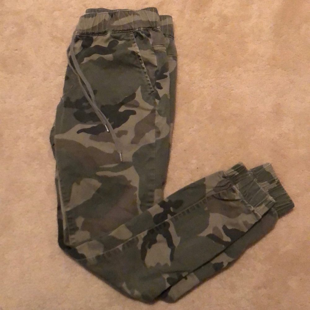 Green Camo Joggers